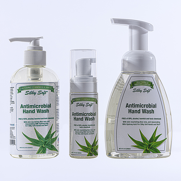 silky soft® antibacterial hand sanitizer