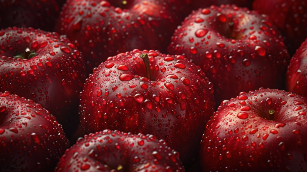 Medium Vecteezy Bunch Of Red Apples With Water Droplets 45890939 Medium 1024x574